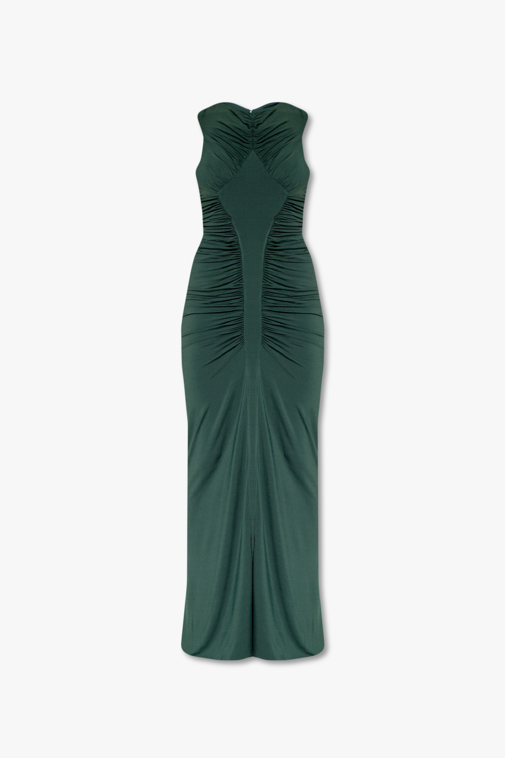 SchaferandweinerShops TW - Green Maxi dress with ruching